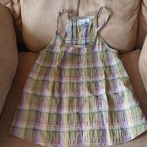 🌷🏖Love Mko Plaid Kids Tank Top